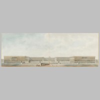 Vue du projet final de Dufour et Fontaine pour Versailles (1811), Wikipedia.jpg